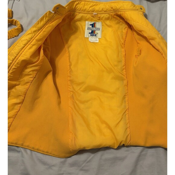 Number 1 SUN Two Piece Ski Suit~Girls Size  14 Rainbow Vintage Outdoor Wear Y2K - Picture 6 of 16